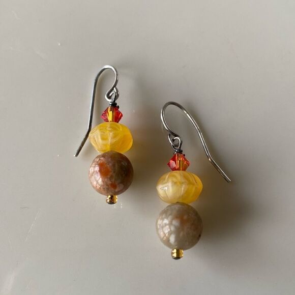 Sterling silver earrings - Picture 1 of 4